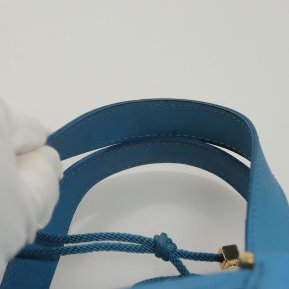 LOUIS VUITTON Epi Plage Mini Lagoon Bay Hand Bag Blue M92472 - Picture 8 of 12